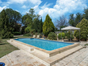 Spacious holiday home with private pool and park
